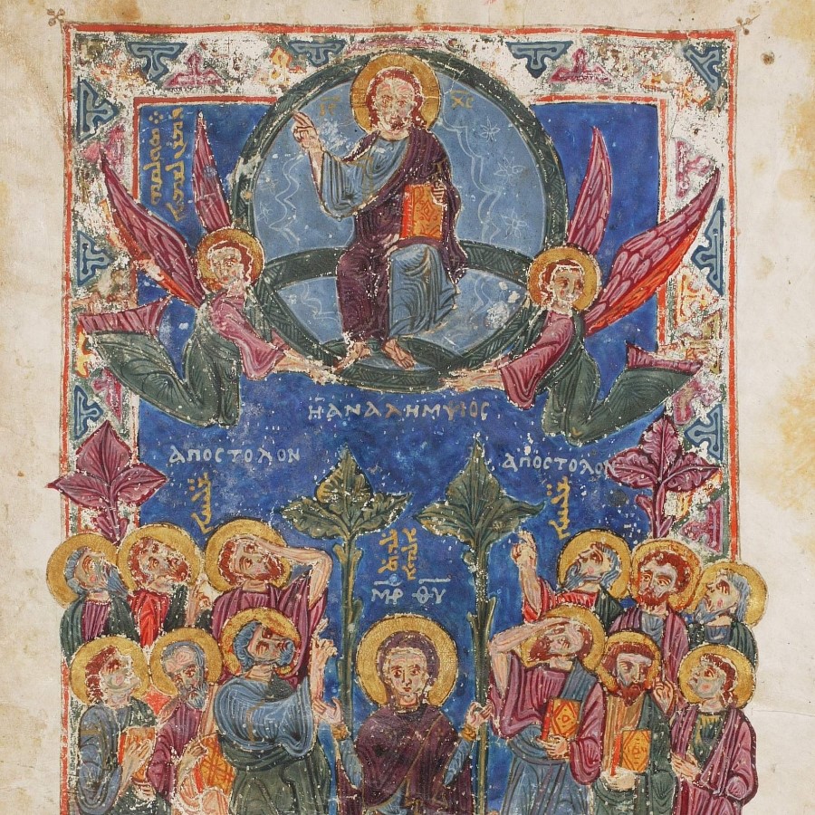 Illustration of the Ascension of Christ from CFMM 37, page 5